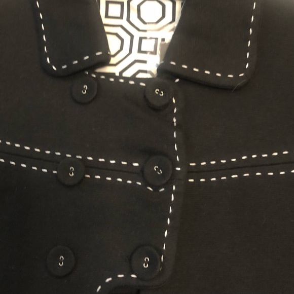 Y2K Contrast Stitch Blazer Jacket - Picture 4 of 6